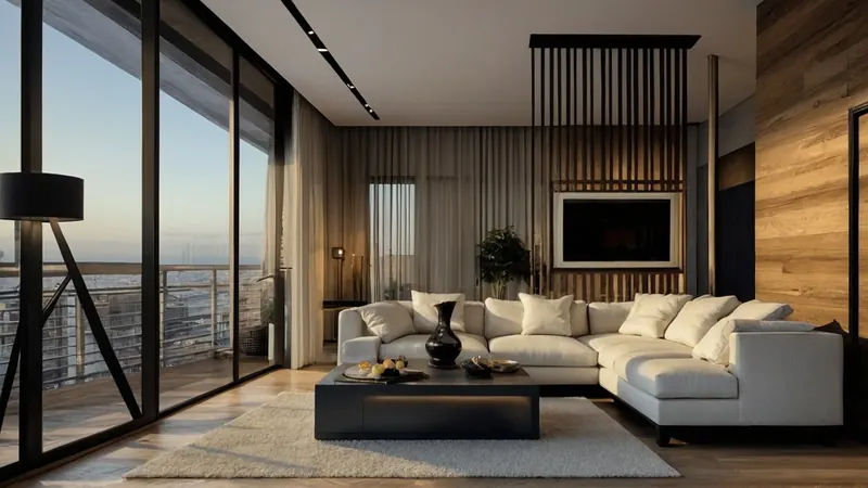 Living room contemporâneo